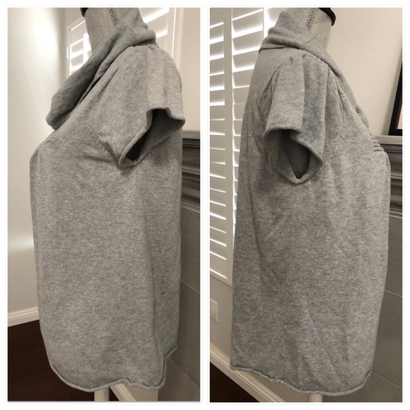 Short sleeve sweater with cowl neck - Picture 2 of 3